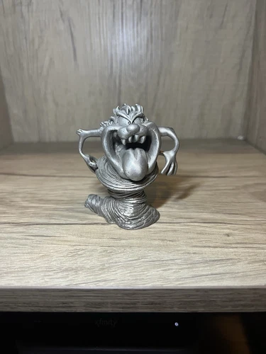 1996 Vintage Rawcliffe Pewter Tasmanian Devil Looney Tunes Figurine Warner Bros