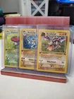 3 Holo 1st Edition Base Set Vintage Pokemon Card Lot MP Condition