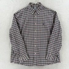Brooks Brothers Shirt Mens XL Multicolor Plaid Long Sleeve Button Down Non Iron
