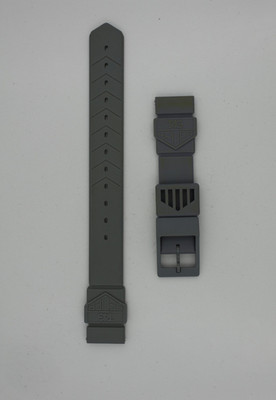 New BS0082 Tag Heuer Formula 1 Mens Midsize Watch Strap Band Gray Grey 382.513