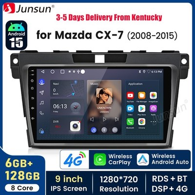 For Mazda CX-7 2008-2015 6+128G Carplay Android15 Car Stereo Radio GPS Navi WIFI