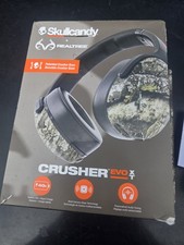 Skullcandy S6EVW-T012 Crusher Evo XT Wireless over-Ear Headphones, Real Tree