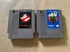Ghostbusters + Ghostbusters II (Nintendo NES) - CARTS ONLY *AUTHENTIC *TESTED