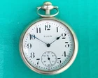 Elgin Pocket Watch 16S Open Face Grade 293 Model 7 Antique c1915 PARTS or REPAIR