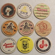 9 Assorted Hawaii Vintage POGS Milk Caps 1990...