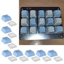 8pcs Cheey Profile PBT+PC Keycaps 1U Keycap Set for Mechanical Keyboards Keycaps