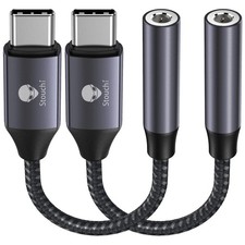 Type C to 3.5mm Headphone Adapter - Noise-Free Listening for All Devices