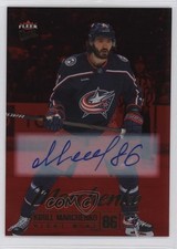 2024-25 Upper Deck Fleer Ultra Red Rainbow Foil /25 Kirill Marchenko #78 Auto