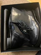 Alfredo Bannister Derrick May Leather Boots Sz 46 Made Japan NOS Unworn Rare