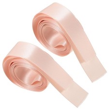 2 Pack Pink Satin Ribbon 94Inch Ballet Pointe Shoe Satin Ribbon Ballet Flats ...
