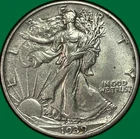 1939-S Walking Liberty Half Dollar Choice Almost Uncirculated AU+/UNC Coin 40389