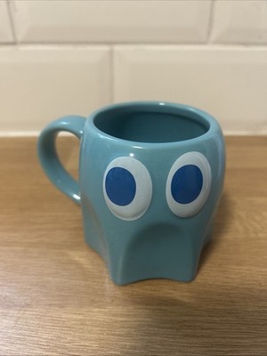 Pac Man 3D Blau Tasse Offizielles Lizenzprodukt