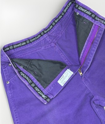 Vintage Wrangler Cowboy Cut 80s/90s No Pocket Size 17/18x34 Purple High Waist