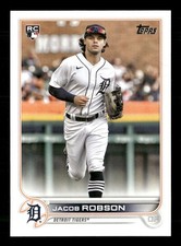 Jacob Robson Rookie 2022 Topps Detroit Tigers #623
