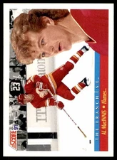 1991-92 SCORE AMERICAN AL MACINNIS #417