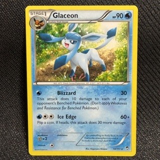Glaceon 19/111 Rare Furious Fists Pokemon Lightly Played