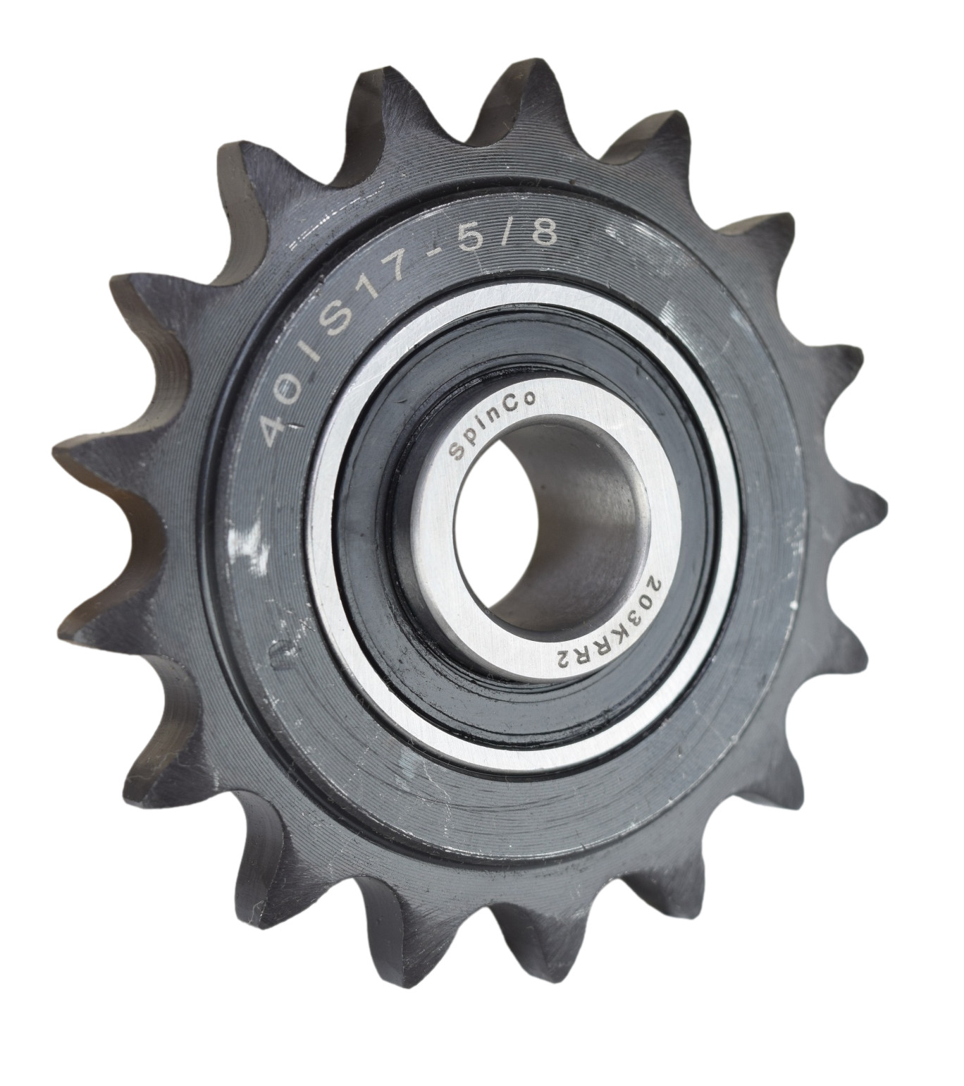 17 Tooth Steel Idler Sprocket for #40 Roller Chain with 5/8" ID 40BB17H-5/8