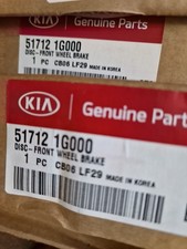 GENUINE NEW KIA RIO 2005-11 FRONT BRAKE DISCS X2 517121G000