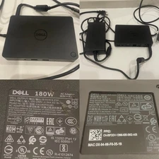 Dell WD15 USB-C Docking Station K17A / KA7A001 + DELL 180 AC Adapter HA180PM180