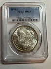 1891-O Morgan Silver Dollar PCGS MS61 Blast White Tougher Date