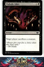 Magic the Gathering MTG Modern Horizons Diabolic Edict #87 Buy 2 Get 1