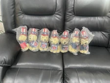 New 10" 2019 Raising Cane's Limited Edition Stars & Stripes Puppy Plush