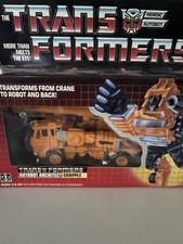 Transformers Autobot Architect Grapple 1985 Vintage with Box and Inserts