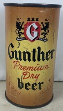Vintage 1950's Flat Top Gunther Premium Dry Beer Baltimore, MD