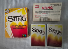 STING CARD GAME 1984 RARE Rummy From Makers of UNO CARDS SEALED