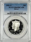 2001-S  Silver Kennedy Half Dollar - PCGS  PR69DCAM
