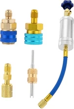 gohantee AC Oil Injector Kit for R1234YF R134A R410A Refrigerant System, Oil... 