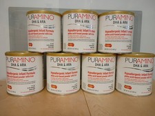7 Cans puramino dha ara infant formula-14.1 oz powder