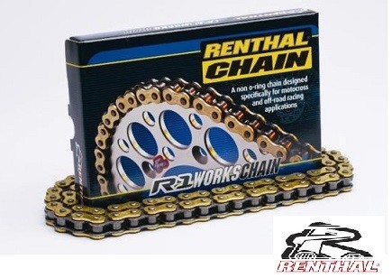 Chaine Renthal 520R1 114 maillons pour moto cross