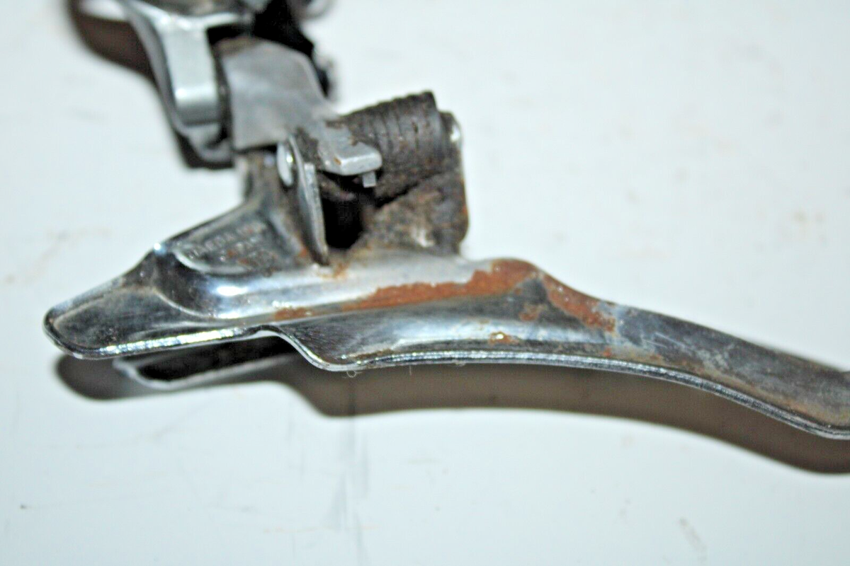 Suntour a-3000 Vintage Front Derailleur 31.8mm BottomPull Silver MTB USA Shipper