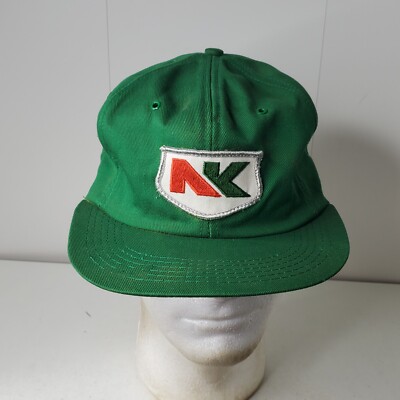 VTG NK Northrup King Seeds Soybeans Patch Logo Snapback Hat Baseball Cap USA