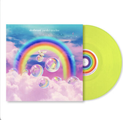 Slothrust - Parallel Timeline on neon yellow translucent vinyl dangerbird record