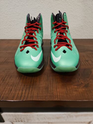 Size 10.5 - Nike LeBron 10 Cutting Jade 2012 - Picture 4 of 9