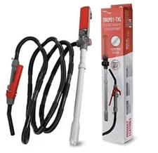 TERA PUMP 10 Ft XL Discharge Hose Battery Powered Fuel Transfer Pump 2.4 Gal/...