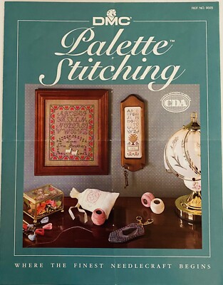 DMC Palette Stitching Pattern, Ref No 9020, Counted cross stitch,￼ FREE SHIP