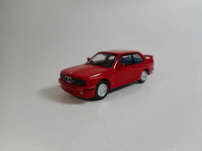Minichamps 1:87 1986 BMW M3 Rouge Modèle Fini - Photo 1/4