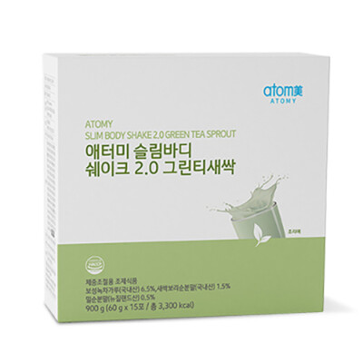 ATOMY Slim Body Shake 15EA WholeBox #Green Tea Protein Powder made in Korea