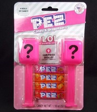 LOL Surprise PEZ Dispenser 2 pack on card NEW