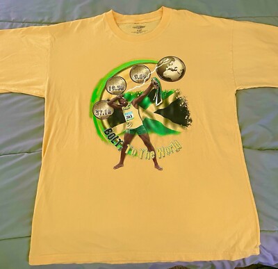 usain bolt shirt Size XL