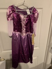 NWT Disney Rapunzel Tangled Costume Purple Pink Dress Child Size Medium 6-8