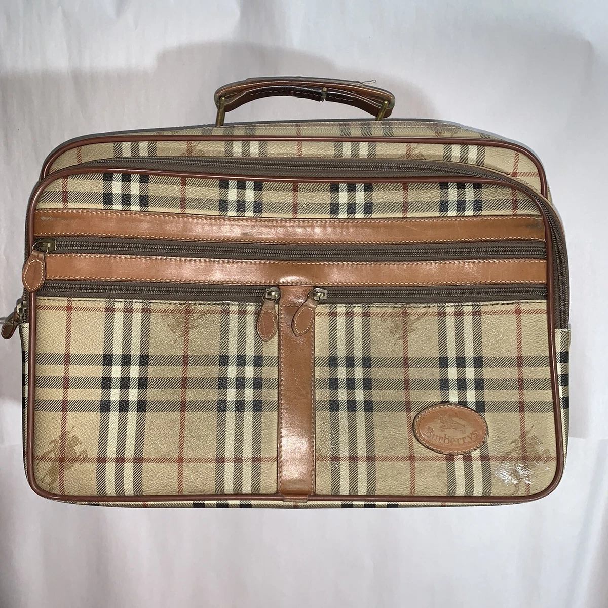 Authentic Vintage Burberry Nova Check Tote Handbag Multiple colors