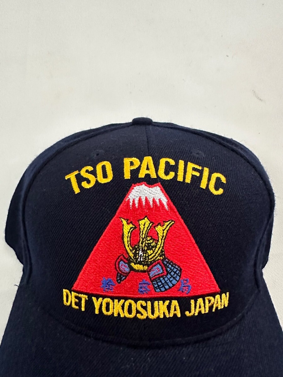 The Corps TSO Pacific Det Yokosuka Japan Logo Blue Baseball Cap 