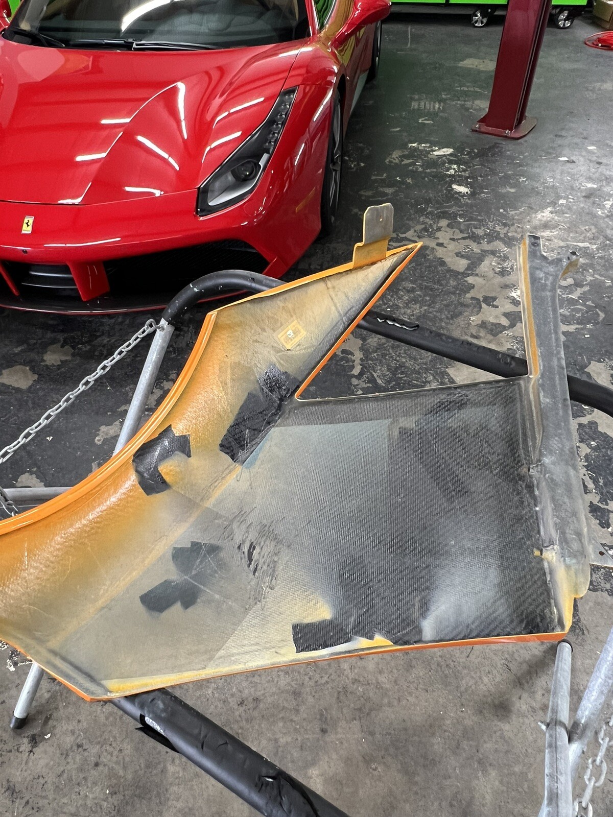 Lamborghini Murcielago LP640 RH Fender New Original Carbon Fiber 410821106A