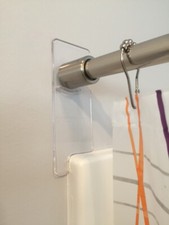 Shower Wall Defender Shower Rod Wall Protector and Holder by PAW  International