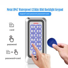 Backlight RFID Metal Door Access Control Reader 1000User EM Card Code Door Lock