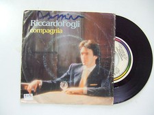 Riccardo Fogli ‎– Compagnia - Disco Vinile 45 Giri 7" Stampa ITALIA 1982 
